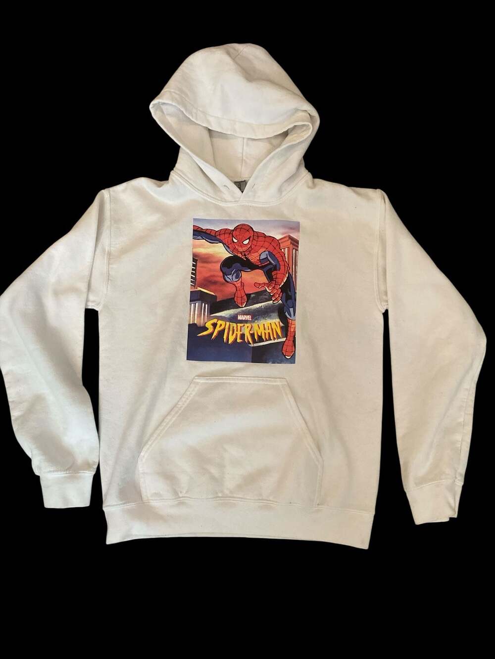 SPIDERMAN MARVEL Hoodie Mens Small